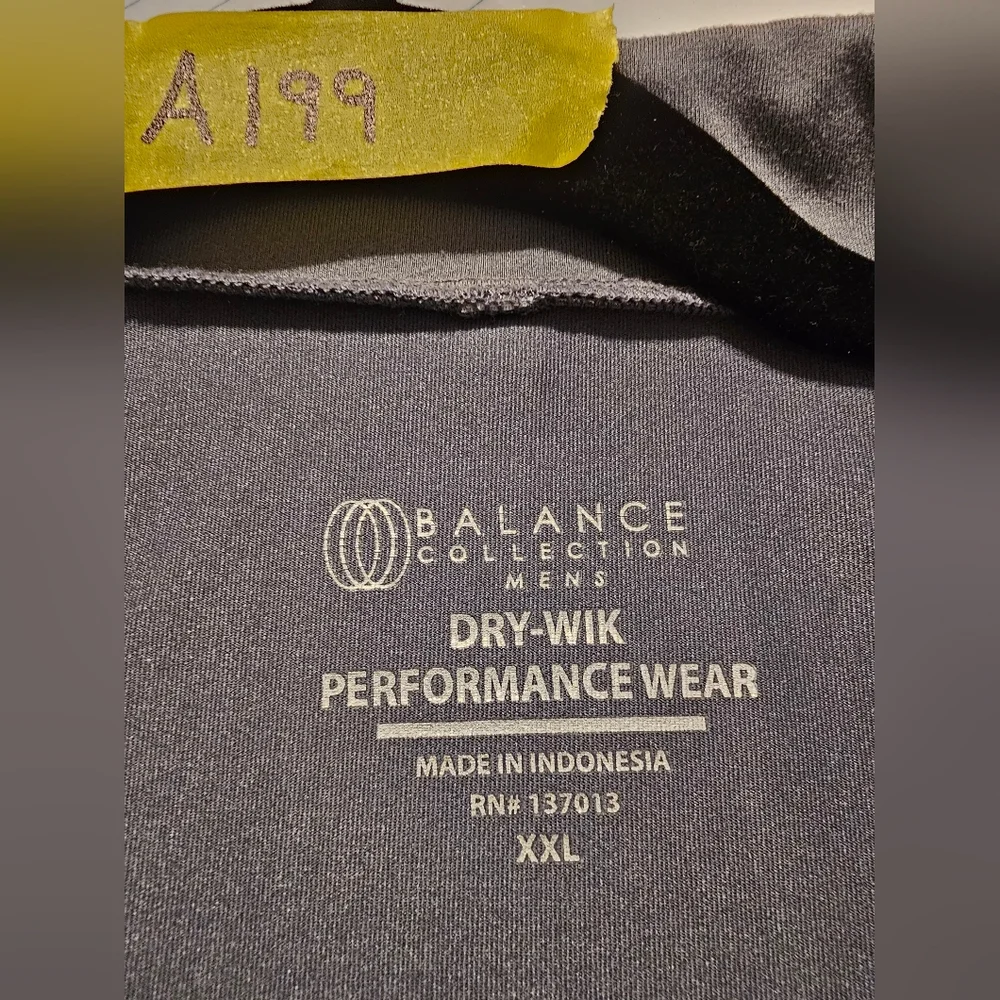 Balance Collection Men's Gray and Black Lightweight Jacket